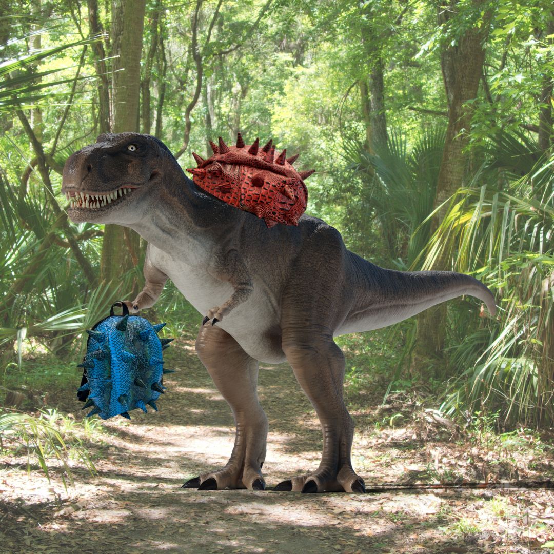 Jurassic Park Must Have Gear Showing Dinosaur Spike Backpack by Madpax