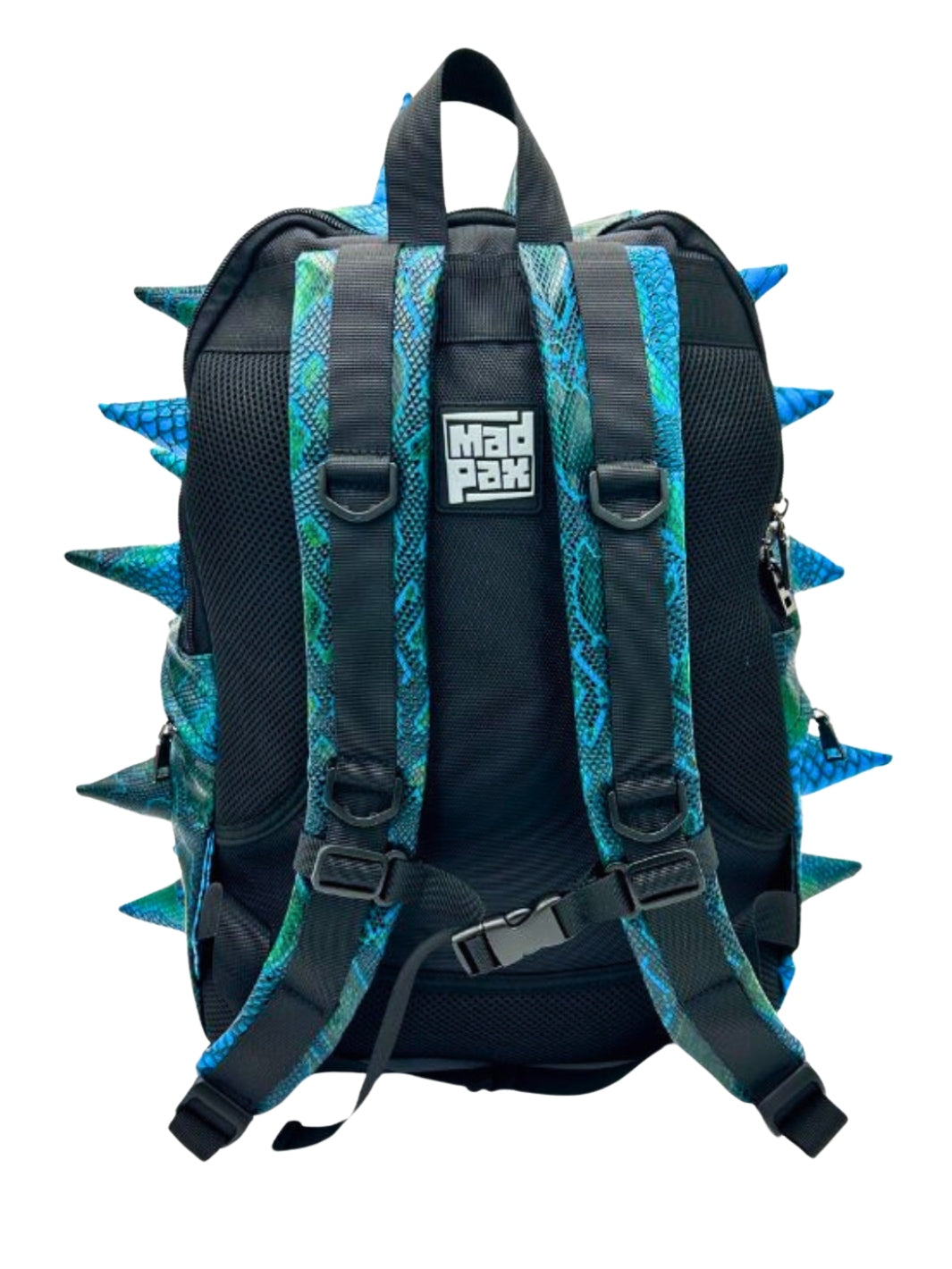 Back View of Blue Mamba Blue Backpack