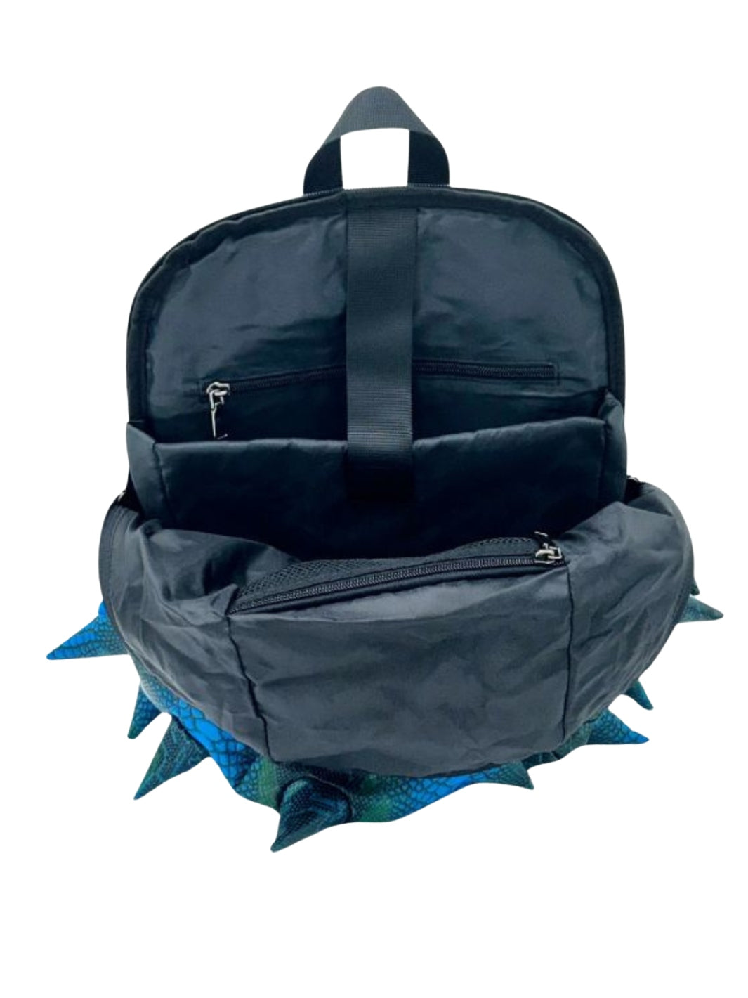 Insdie View of Blue Mamba Blue Backpack