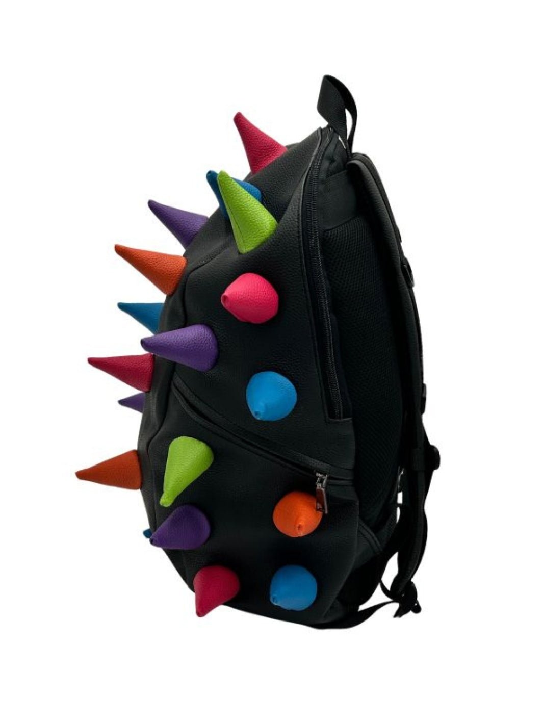 Side View of Abracadabra Colorful Backpack with Spikes | Madpax